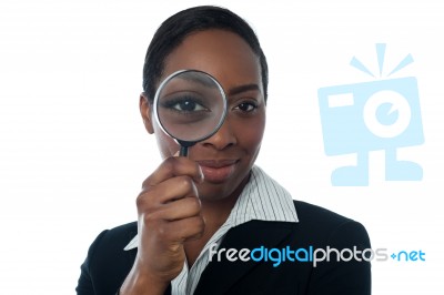 Employee Background Verification Stock Photo