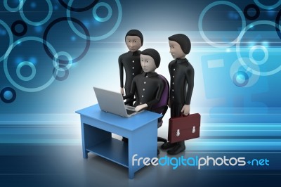 Employer And Applicant, Job Hiring Concept Stock Image