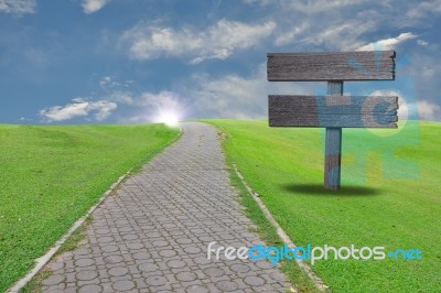 Empty Billboard Stock Image