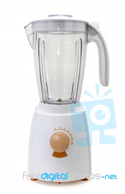 Empty Electric Blender Stock Photo