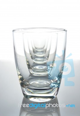 Empty Glass Stock Photo