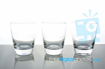 Empty Glass Stock Photo