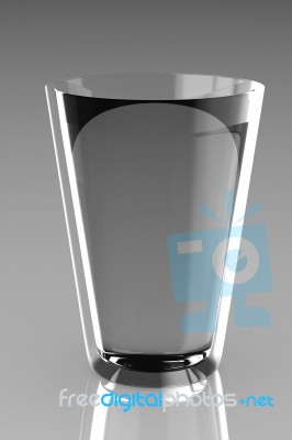 Empty Glass  Stock Image