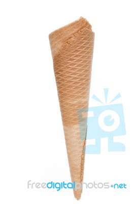 Empty Icecream Cone Stock Photo