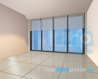 Empty Room Interior Stock Image