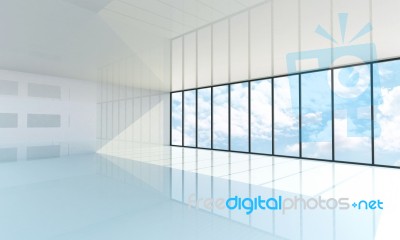 Empty Room With Window Stock Image