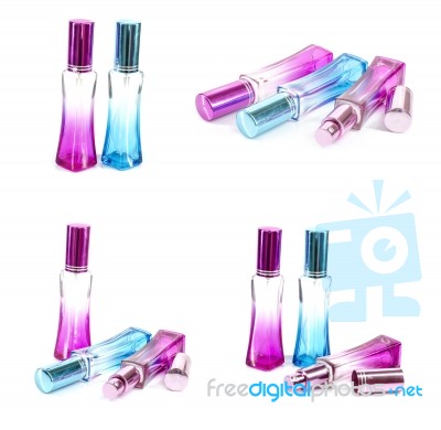 Emty Perfumes Bottle Stock Photo