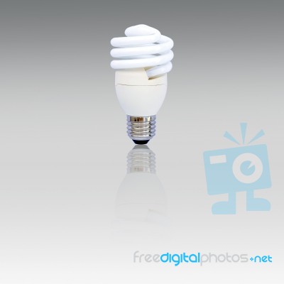 Energy Saving Lamp Stock Photo