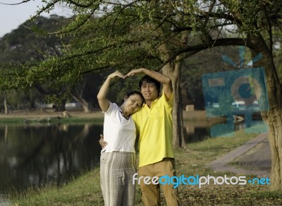 Enjoying The Life Together Stock Photo