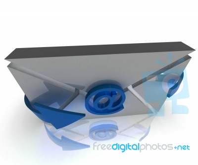 Envelope Sign Shows Web Email Communication Message Online Stock Image