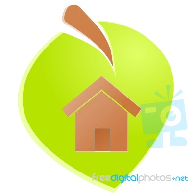 Environment Home Icon Stock Image