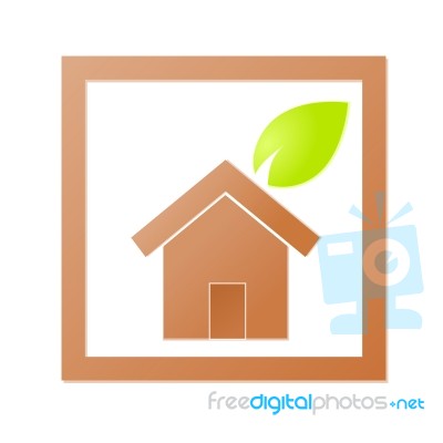 Environment Home Icon Stock Image