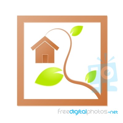 Environment Home Icon Stock Image