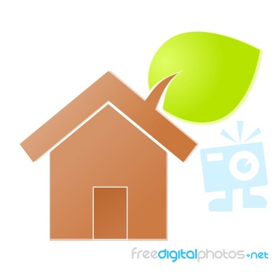 Environment Home Icon Stock Image