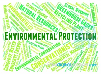 Environmental Protection Representing Earth Day And Sustainable Stock Image