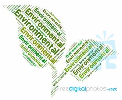 Environmental Word Represents Go Green And Earth Stock Image