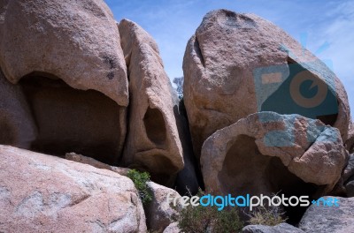 Eroded Rocks Stock Photo