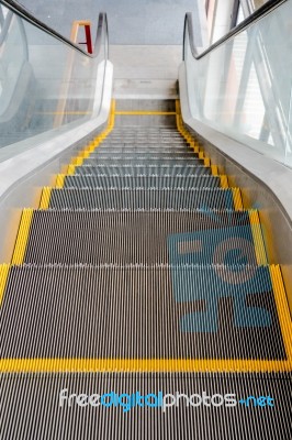 Escalator Stock Photo