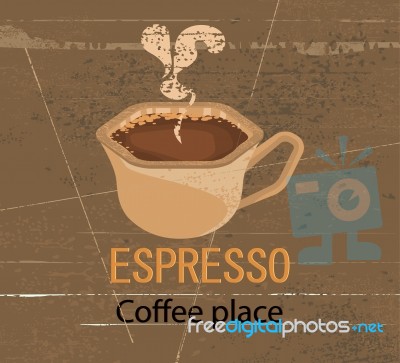 Espresso Cup Coffee Stock Image