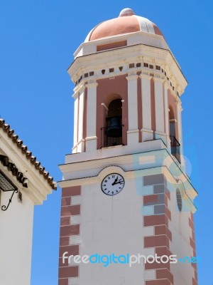 Estepona, Andalucia/spain - May 5 : Belfry Of Church In Estepona… Stock Photo