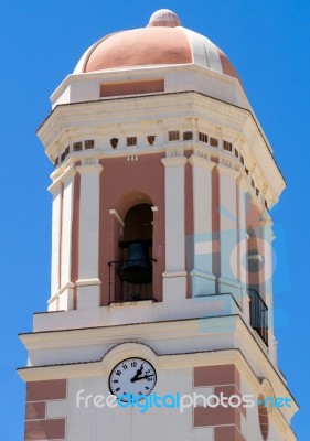 Estepona, Andalucia/spain - May 5 : Belfry Of Church In Estepona… Stock Photo