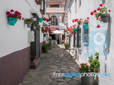 Estepona, Andalucia/spain - May 5 : Street Scene In Estepona Spa… Stock Photo