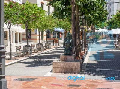 Estepona, Andalucia/spain - May 5 : Street Scene In Estepona Spa… Stock Photo