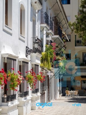 Estepona, Andalucia/spain - May 5 : Street Scene In Estepona Spa… Stock Photo