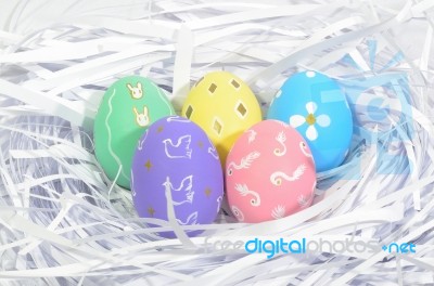 Ester Eggs Stock Photo