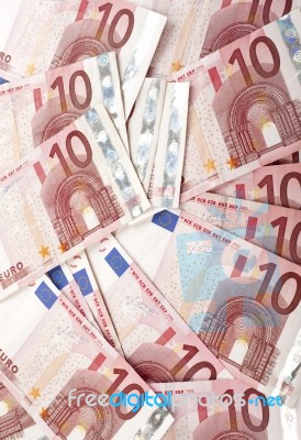 Euro Banknotes Stock Photo