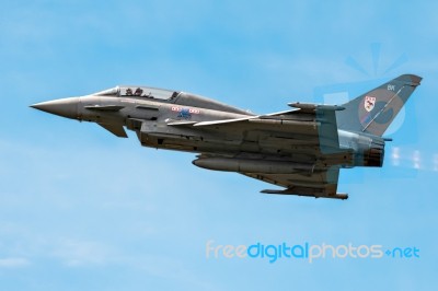 Eurofighter Typhoon Aerial Display At Biggin Hill Airshow Stock Photo