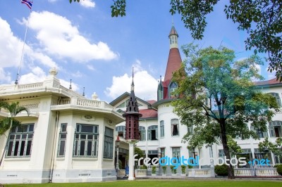 European Style Palace In Bangkok Stock Photo