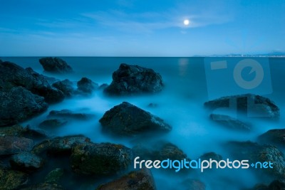 Evening Seascape Stock Photo