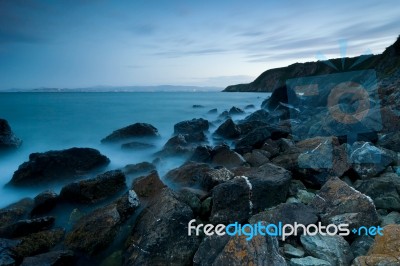 Evening Seascape Stock Photo