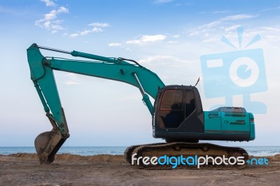 Excavator Stock Photo