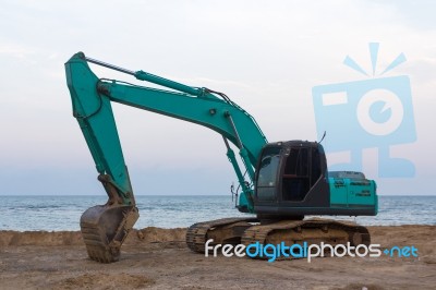 Excavator Stock Photo