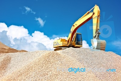 Excavator Stock Photo