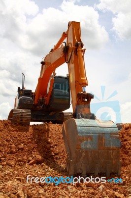 Excavator Stock Photo