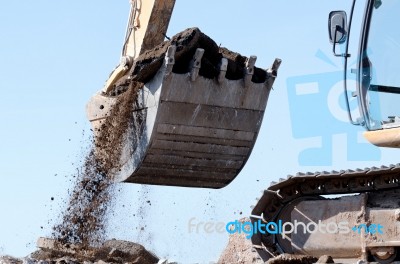 Excavator Stock Photo