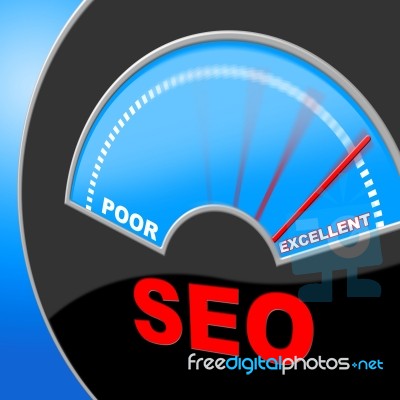 Excellent Seo Represents Search Excellence And Quality Stock Image