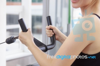 Exercising Stock Photo