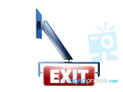 Exit Sign Stock Image