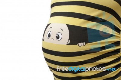 Expectant Mother Stock Photo