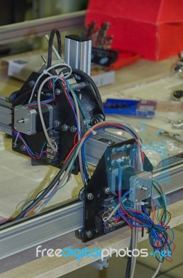 Experimental Cutter In The Laboratory Stock Photo