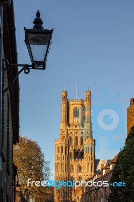 Exterior View Of Ely Cathedral Stock Photo