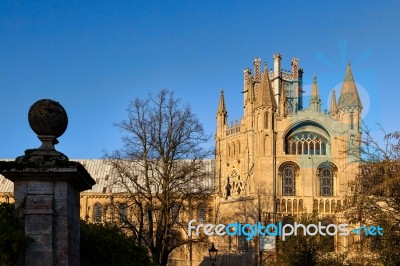 Exterior View Of Ely Cathedral Stock Photo