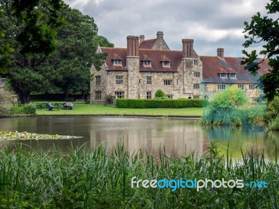 Exterior View Of Michelham Priory Stock Photo