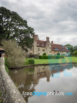 Exterior View Of Michelham Priory Stock Photo