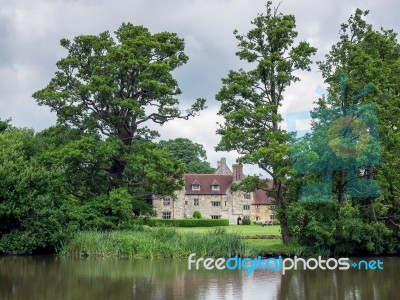 Exterior View Of Michelham Priory Stock Photo