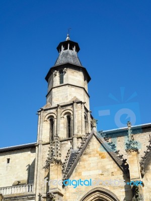 Exterior View Of The Basilica  St Seurin In Bordeaux Stock Photo